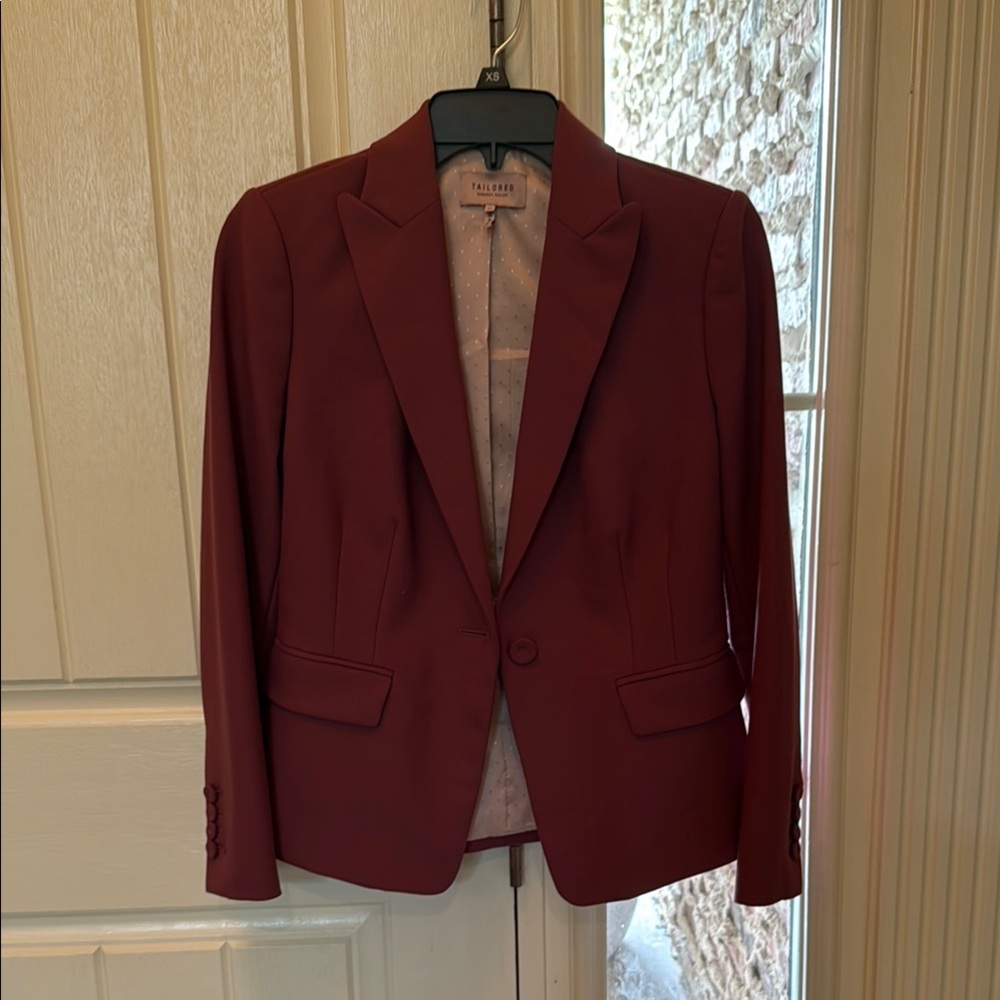 Rebecca Taylor Men's Burgundy Blazer